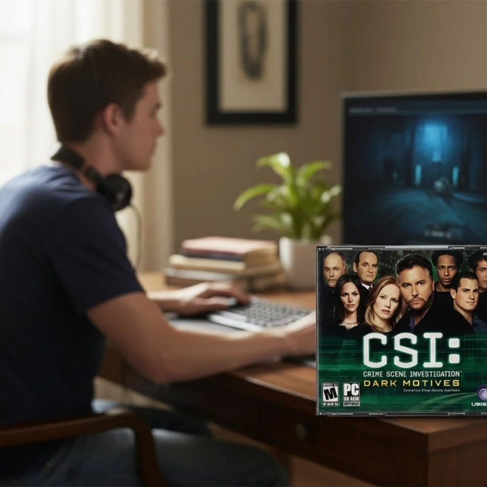 CSI: Crime Scene Investigation Dark Motives (PC CD-ROM 2004) Ubisoft Interactive